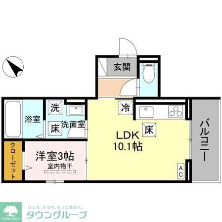 クレシア武蔵浦和の物件間取画像